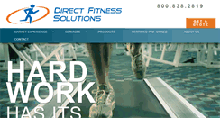 Desktop Screenshot of directfitnesssolutions.com